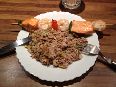 Risotto rapide aux courgettes